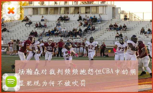 杨瀚森对裁判频频抱怨但CBA中的明显犯规为何不被吹罚